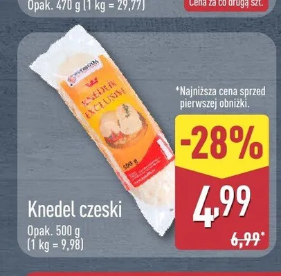 Knedel czeski promocja w Aldi