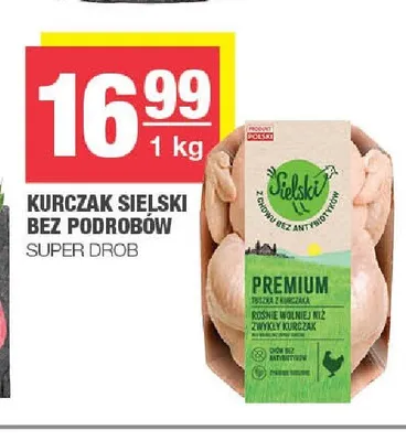 Kurczak Sielski bez podrobów Super Drob promocja w SPAR