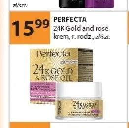 Krem do twarzy Perfecta 24K Gold & Rose Oil promocja w Drogerie Laboo