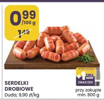 Serdelki drobiowe promocja w Stokrotka