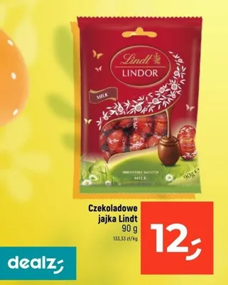 Czekoladowe jajka Lindor promocja w Dealz
