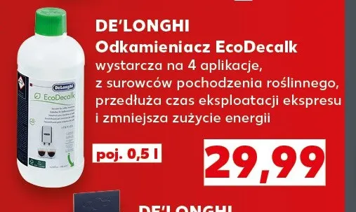 Odkamieniacz EcoDecalk De'Longhi promocja w Kaufland