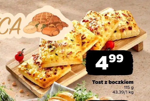 Tost z boczkiem promocja w Netto