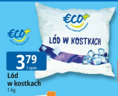 Lód w kostkach promocja w Leclerc