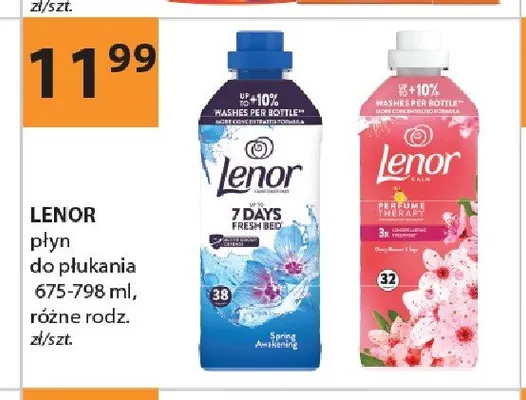 Płyn do płukania LENOR 675-798ml promocja w Drogerie Laboo
