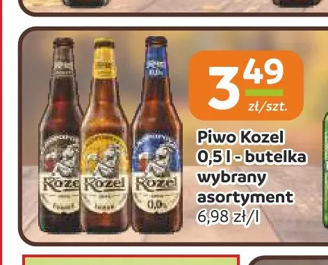 Piwo Kozel promocja w Społem Częstochowa