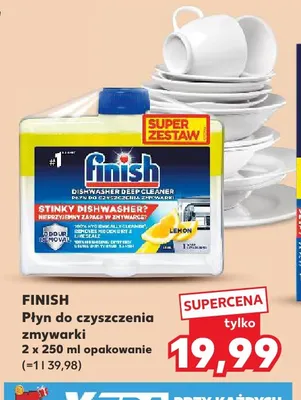 Płyn do czyszczenia zmywarki Finish 2-pak promocja w Kaufland