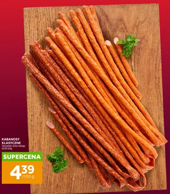 Kabanosy klasyczne Tarczyński promocja w Stokrotka