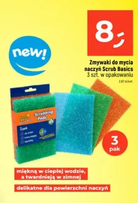 Zmywaki do mycia naczyń Scrub Daddy Scrub Basics Scrubbing Pads promocja w Dealz