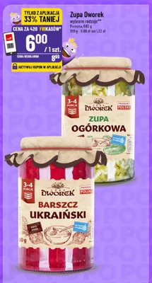 Zupa ogórkowa promocja w POLOmarket