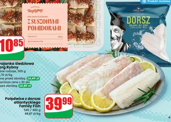 Krajanka śledziowa z suszonymi pomidorami promocja w Dino