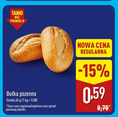 Bułka pszenna promocja w Aldi