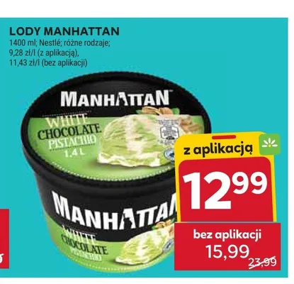 Lody Manhattan Chocolate promocja w Stokrotka