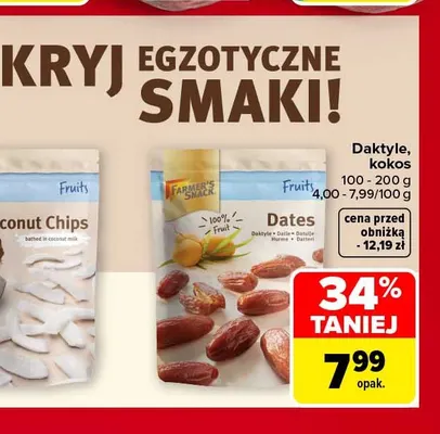 Daktyle Farmer's Snack promocja w Carrefour