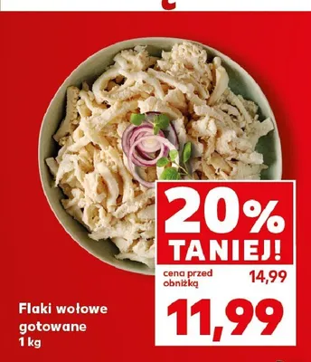 Flaki wołowe gotowane promocja w Kaufland