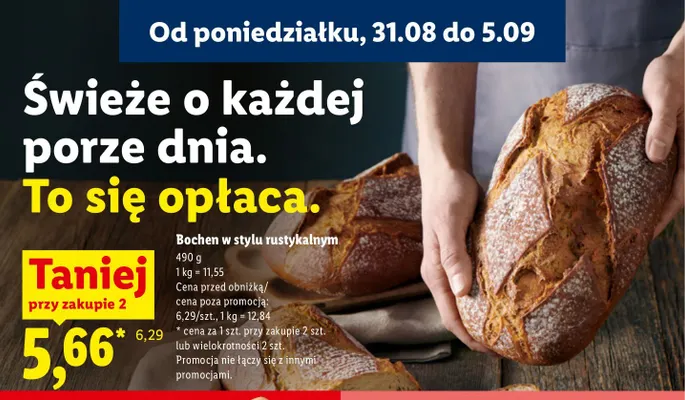 Bochen w stylu rustykalnym promocja w Lidl
