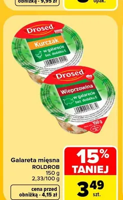 Wieprzowina w galarecie Drosed promocja w Carrefour