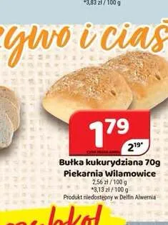 Bułka kukurydziana Piekarnia Wilamowice promocja w Delfin