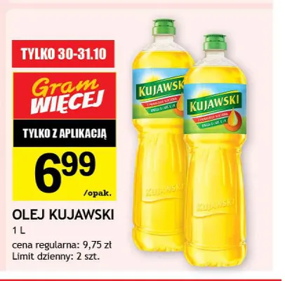 Olej rzepakowy Kujawski promocja w Gram Market