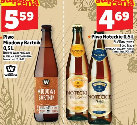 Piwo Noteckie 0,5L promocja w TOPAZ