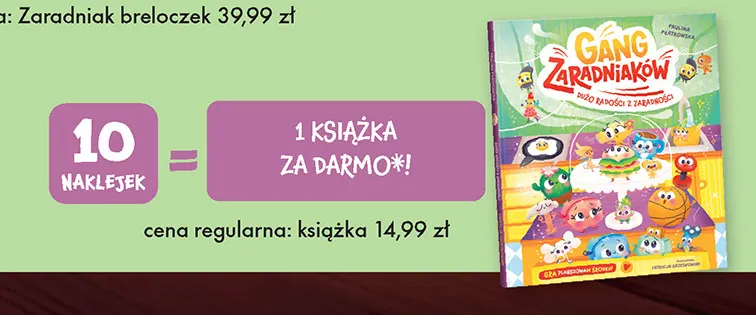 Książka Gang Zaradniaków promocja w Biedronka
