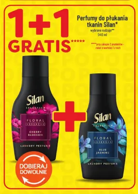 Perfumy do płukania tkanin Silan Selection Floral Essences Blue Jasmine promocja w POLOmarket