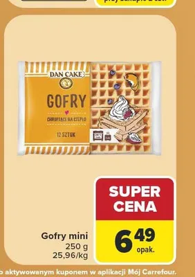Gofry mini Dan Cake promocja w Carrefour