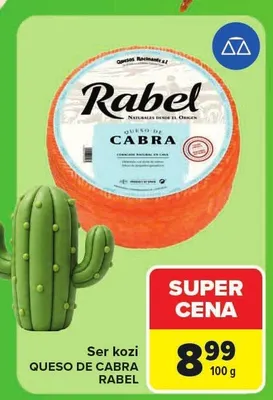 Ser kozi Queso de Cabra Rabel promocja w Carrefour Market