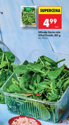 Młode liście mix promocja w Biedronka