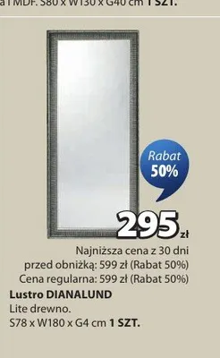 Lustro DIANALUND promocja w Jysk