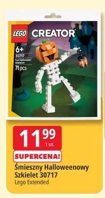 Klocki Lego Creator Śmieszny Halloweenowy Szkielet 30717 promocja w Leclerc