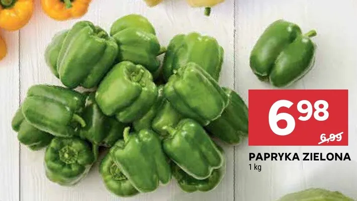Papryka zielona promocja w Stokrotka