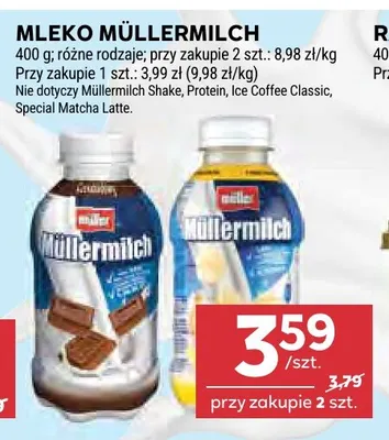 Mleko Müllermilch Müller promocja w Stokrotka