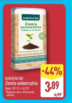 Ziemia uniwersalna kwiatowo-warzywna Gardenline promocja w Aldi