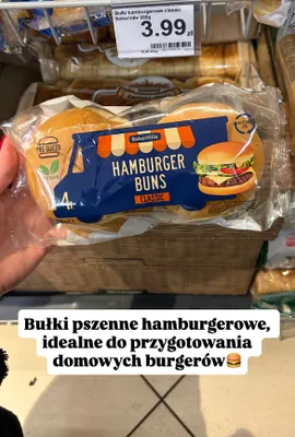 Bułki hamburgerowe classic promocja w Dino