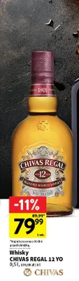 Whisky Chivas Regal 12 YO promocja w Intermarche