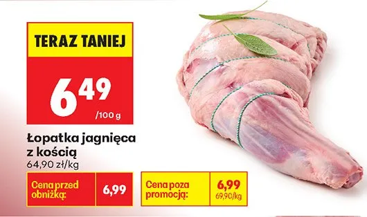 Łopatka jagnięca z kością promocja w Biedronka