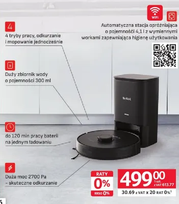 Robot sprzątający X-plorer S75S+ RG8595 promocja w Selgros