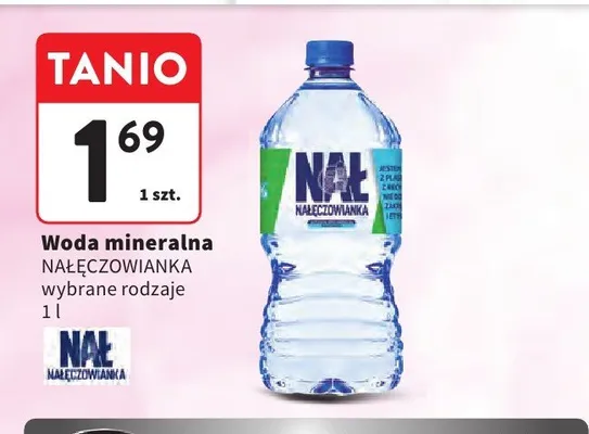 Woda mineralna Nałęczowianka promocja w Intermarche