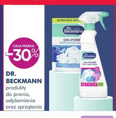 Produkty do prania, odplamiania oraz sprzątania Dr. Beckmann promocja w Super-Pharm