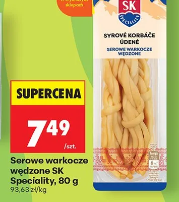 Serowe warkocze wędzone SK Speciality promocja w Biedronka