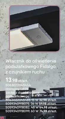 Oświetlenie podszafkowe Fidalgo promocja w Castorama