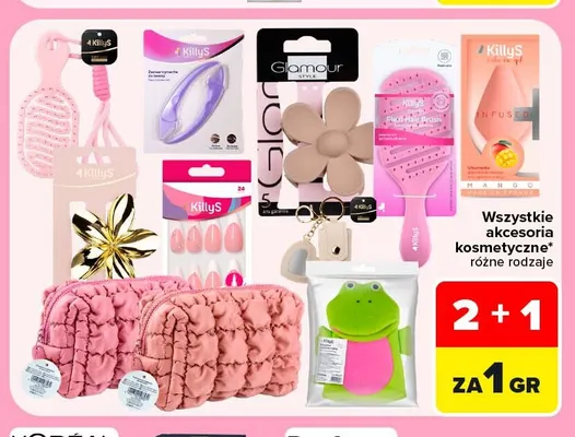 Akcesoria kosmetyczne promocja w Carrefour