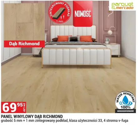 Panel winylowy Dąb Richmond promocja w Merkury Market