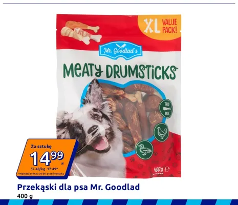 Przekąski dla psa Mr. Goodlad promocja w Action