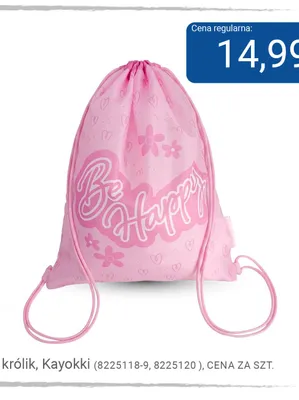 Worek na obuwie Kayokki królik promocja w Smyk