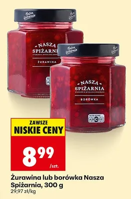Żurawina promocja w Biedronka