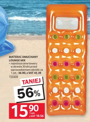Materac dmuchany Lounge Mix promocja w Selgros