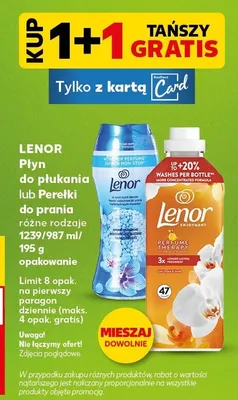 Płyn do płukania lub perełki do prania różne rodzaje promocja w Kaufland