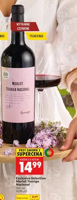 Wino Merlot Touriga Nacional promocja w Biedronka